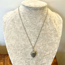 Silver heart pendant