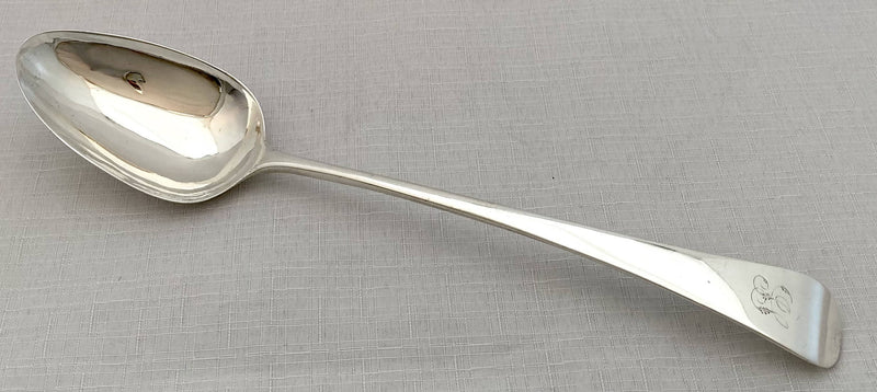 Georgian, George III, Silver Basting Spoon, London 1810 George Wintle. 3.7 troy ounces.