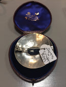 Sterling silver Arts and crafts citrine brooch