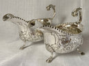 Georgian, George III, Pair of Silver Sauce Boats. London 1764 William Skeen. 13.7 troy ounces.