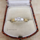 18ct Princess Cut Diamond 0.54ct 3 Stone Ring