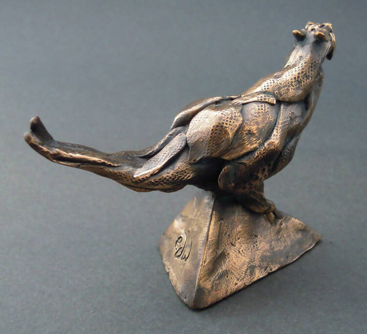 Edward Waites Sculpture, Bronze Pheasant