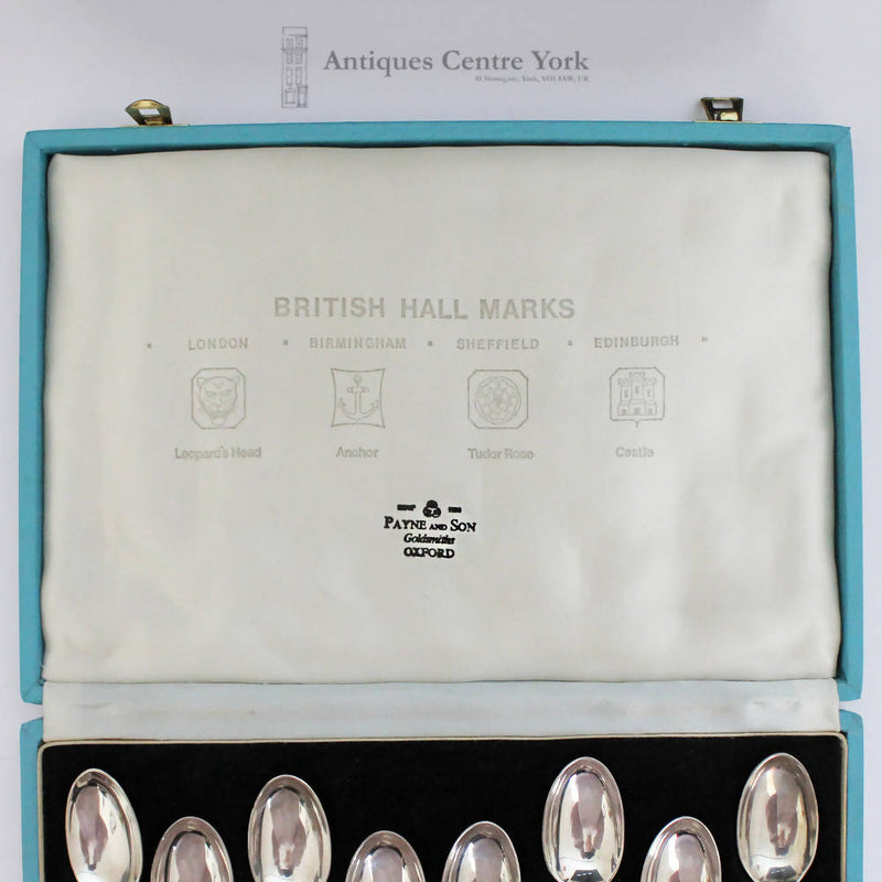 1970's Special Edition British Silver Hallmark Teaspoon Set