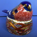 Royal Crown Derby Paperweight Nesting Bullfinch