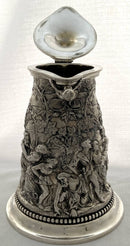 Victorian Teniers Style Silver Plated Wine Jug. John Grinsell & Sons, Birmingham circa 1870 - 1890.