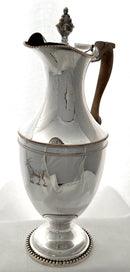 Georgian, George III, Old Sheffield Plate Crested Wine Ewer, circa 1790.