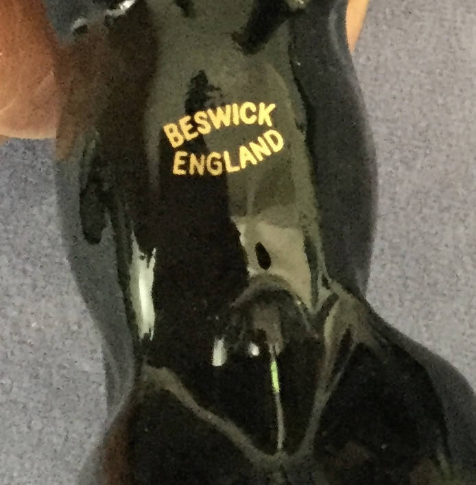 Beswick small black labrador Dog Boxed Made in England