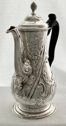 Georgian, George III, Silver Coffee Pot. London 1769 Francis Crump. 15.8 troy ounces.
