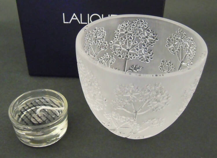 New Lalique: "Ombelles" votive