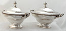 Georgian, George III, Pair of Old Sheffield Plate Sauce Tureens. Circa 1810.