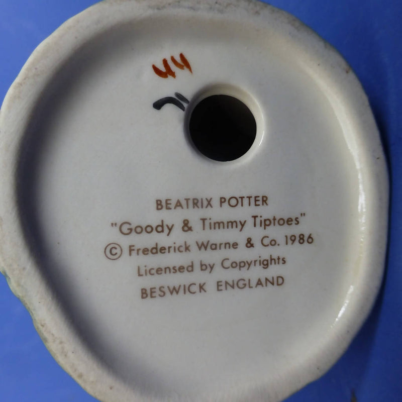 Beswick Beatrix Potter Figurine Goody and Timmy Tiptoes BP3C