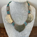 Tibetan turquoise and cornelian necklace