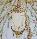 New 9ct Gold Demantoid Garnet and Zircon Ring