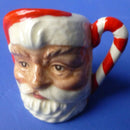 Royal Doulton Tiny Character Jug - Santa (Candy Cane) D6980