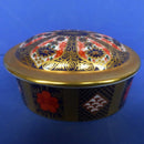 Royal Crown Derby Old Imari 1128 Oval Trinket Box (Medium)