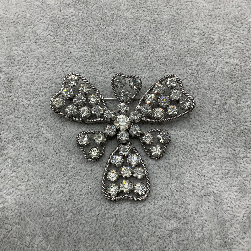 Sterlng silver paste brooch