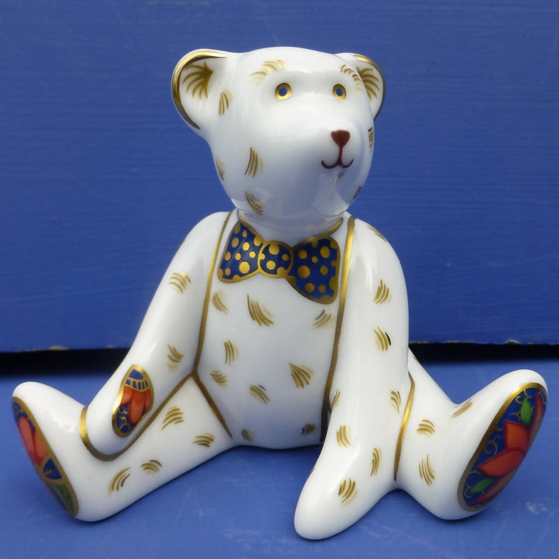 Royal Crown Derby Miniature Teddy Bear - Edward