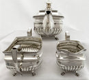 Georgian, George III, Silver Tea Set. London 1812 Alice & George Burrows II. 41 troy ounces.