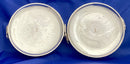 Georgian, George III, Pair of Crested Old Sheffield Plate Heated Dishes, circa 1800 - 1810.