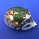 Royal Crown Derby Paperweight - Holly Hedgehog