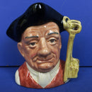 Royal Doulton Small Character Jug Characters from Williamsburg - Gaoler D6577