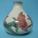Cobridge Stoneware (Moorcroft Associate Co) Vase Pink with Grey Trim