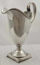 Georgian, George III, Old Sheffield Plate Helmet Shape Cream Jug, circa 1780 - 1800.
