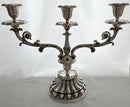 Large & Ornate Victorian Silver Plated Candelabrum