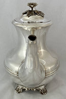 William IV Silver Coffee Pot. London 1832 Richard Pearce & George Burrows. 25 troy ounces.