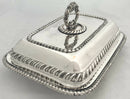 Georgian Old Sheffield Plate Crested Entree Dish & Cover, circa 1820.