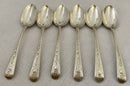 Georgian, George III, Set of Six Silver Teaspoons. London 1803 William Eley & William Fearn. 2.7 troy ounces.