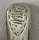 Georgian, George III, Set of Six Silver Teaspoons. London 1803 William Eley & William Fearn. 2.7 troy ounces.