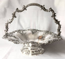 A striking late Georgian Old Sheffield Plate basket with applied fruiting vine decoration, circa 1830.