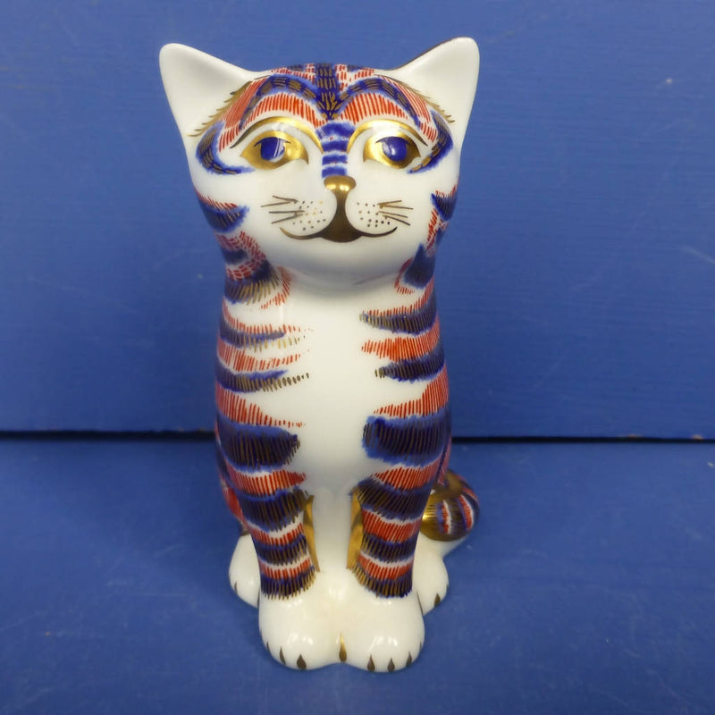 Royal Crown Derby Paperweight - Kitten (Boxed)