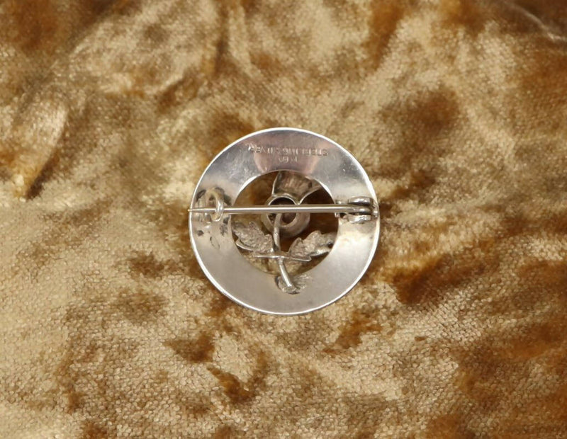 Vintage Silver Scottish Thistle Brooch