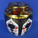 Royal Crown Derby Old Imari 1128 Solid Gold Band (SGB) Ginger Jar