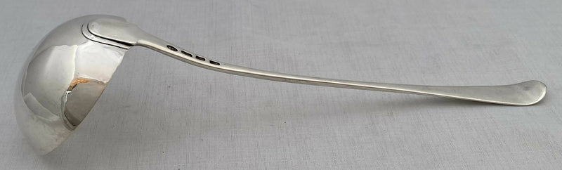 Georgian, George III, Silver Soup Ladle. London 1764 George Baskerville. 5.2 troy ounces.