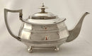 Georgian, George III, Silver Tea Set. London 1817/20 Thomas Wallace II & Jonathan Hayne. 36.9 troy ounces.