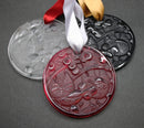 New Lalique: 2021 red crystal Christmas ornament