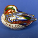 Royal Crown Derby Paperweight Teal