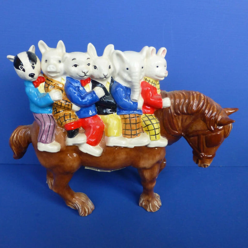 Royal Doulton Limited Edition Rupert The Bear Figurine - Hitching a Ride (Boxed)