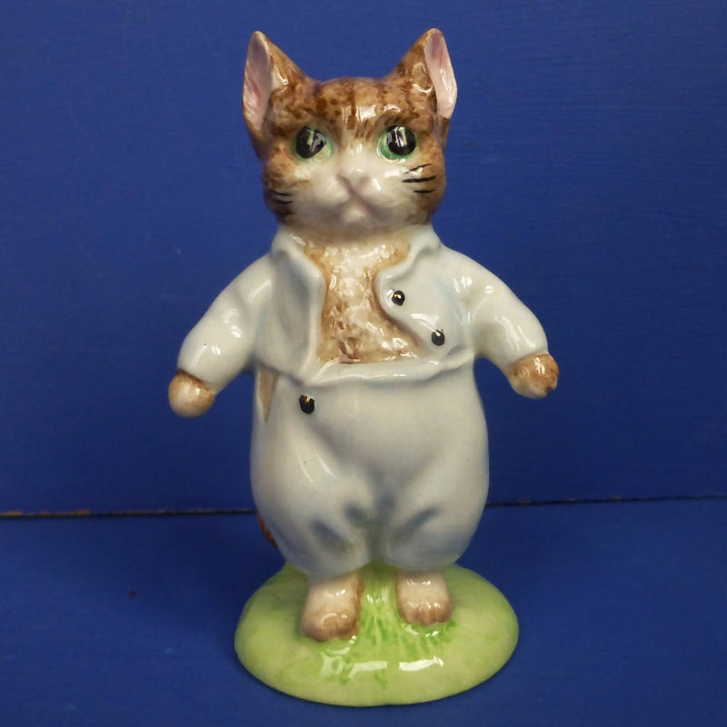 Beswick Beatrix Potter Figurine - Tom Kitten (Gold Buttons) - Boxed