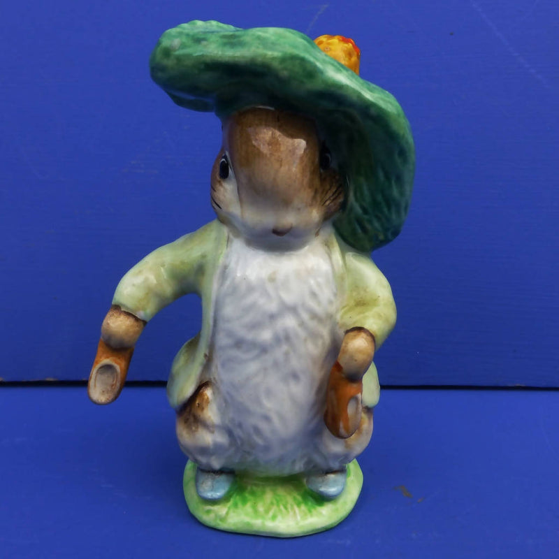 Beswick Beatrix Potter Figurine Benjamin Bunny (1st Edition Shoes Out, Ears Out) BP3A