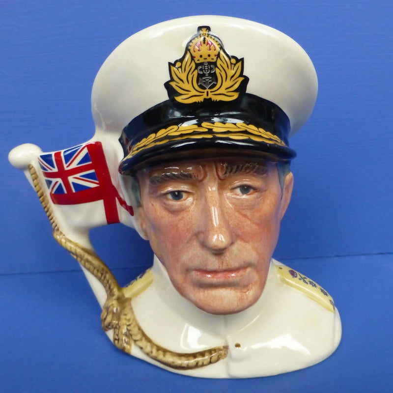 Royal Doulton Limited Edition Small Character Jug - Earl Mountbatten Of Burma D6851