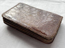Edwardian Silver & Leather Purse. London 1905/06 De La Rue Ltd.