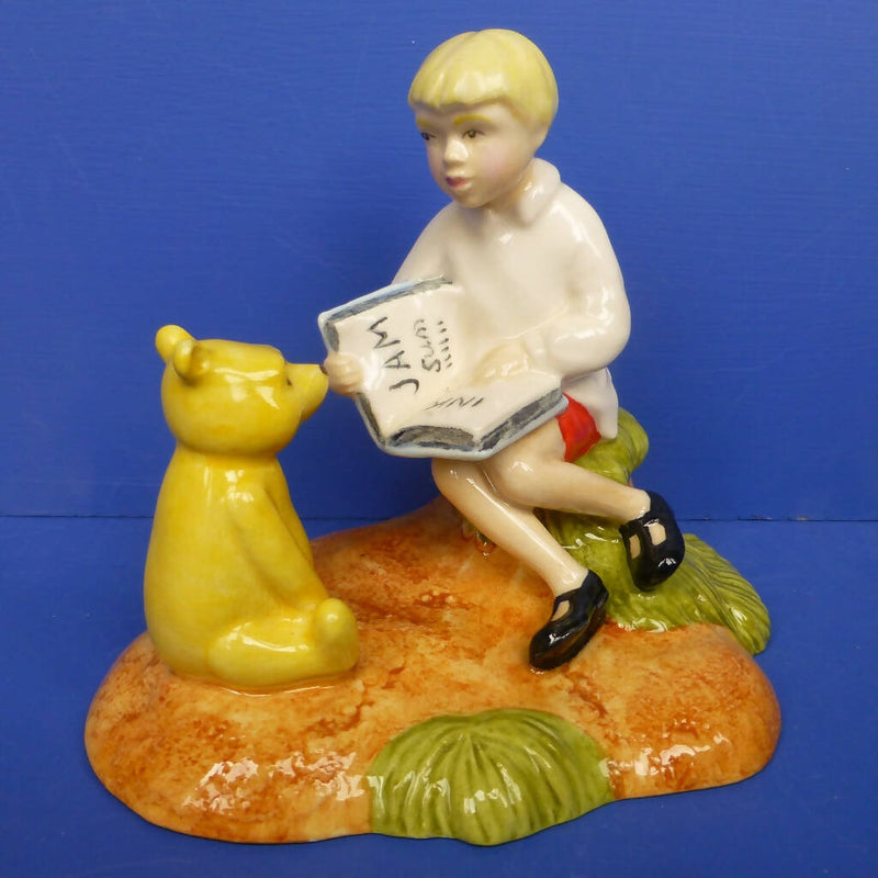 Royal Doulton Winnie The Pooh Figurine - Christopher Reads To Pooh WP32