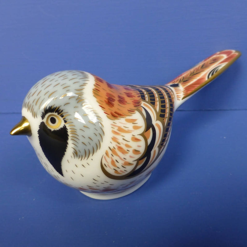 Royal Crown Derby Pre-Release Paperweight - Bearded Tit (Boxed)