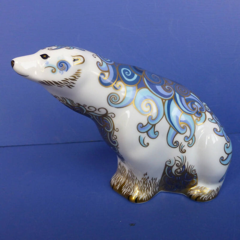 Royal Crown Derby Paperweight - Polar Bear (Boxed)