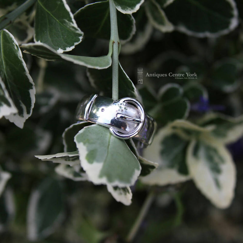 Victorian Silver Buckle Ring