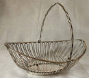 Georgian, George III, Old Sheffield Plate Wirework Basket, circa 1770 - 1800.